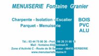 MENUISERIE FONTAINE GRANIER